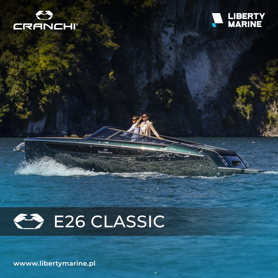 🚤 Włoski styl, luksus i moc na wodzie.Poznaj Cranchi E26 — jacht, który łączy elegancj....