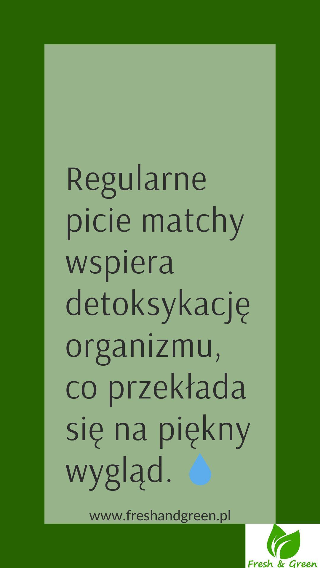 MATCHA TO SEKRET NA ZDROWIE I PIĘKNO SKÓRY.
Antyoksydanty zawarte w matchy pomagają zachować młodość i promienną skórę. 🌸
Regularne picie matchy wspiera detoksykację organizmu, co przekłada się na piękny wygląd. 💧
Każda filiżanka matchy to wsparcie dla Twojej skóry, czyniąc ją zdrową i pełną blasku. 🌿
Pij matchę codziennie, aby dbać o swoje zdrowie i piękno skóry w naturalny sposób. 🍵#freshandgreen #matcha #zdrowie #harmonia #wellnessSprawdź nasze profile:
Instagram: https://www.instagram.com/freshandgreen1/
Facebook: https://www.facebook.com/freshgreentea/
YouTube: https://www.youtube.com/@freshandgreen1
Nasza strona internetowa: https://www.freshandgreen.pl